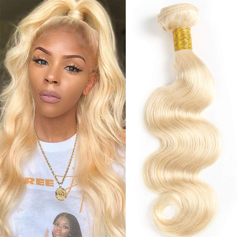 3 Pcs Bundles 613 Color Body Wave Human Hair Light Blonde Color Bundles Body Weave Human hair Extensions