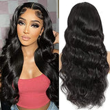 5x5 HD Lace Closure, Body Wave Human Hair HD Lace Frontal Closure Pre Plucked with Baby Hair, 100% Brazilian Virgin Hair