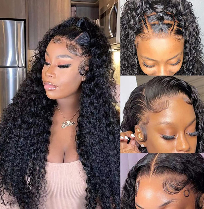 Deep Wave Lace Front Wigs Human Hair 13x4 HD Lace Front Wigs Human Hair Wigs for Black Women